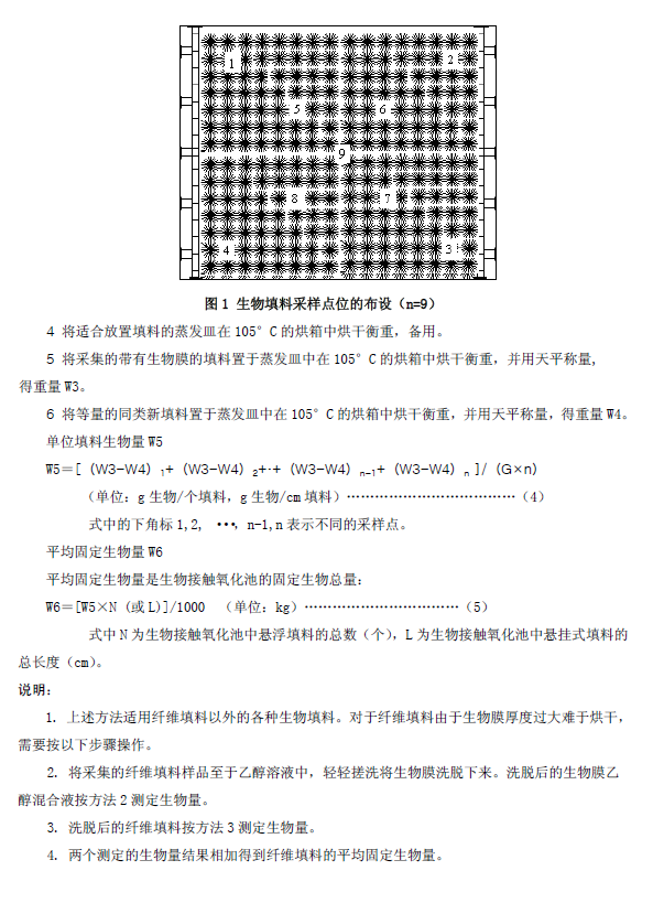 生物接觸氧化法污水處理工程技術(shù)規(guī)范